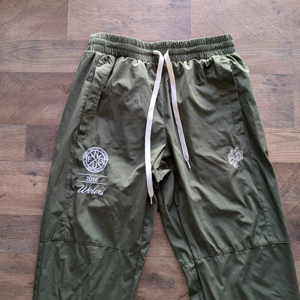 Darc Sport Wolves Club Pants  Medium Olive  Track Sweatpants Joggers Gym Active